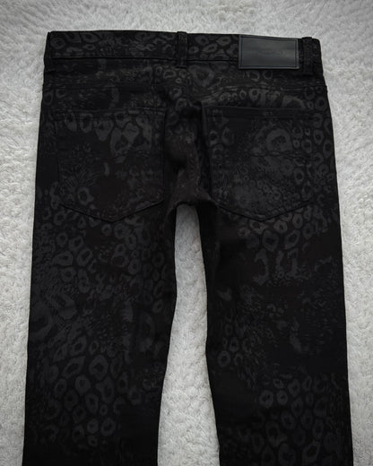 Midas Leopard Pattern Skinny Jeans