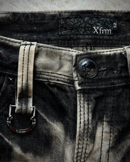 Xfrm Studded Clawmarks Washed Bootcut Jeans