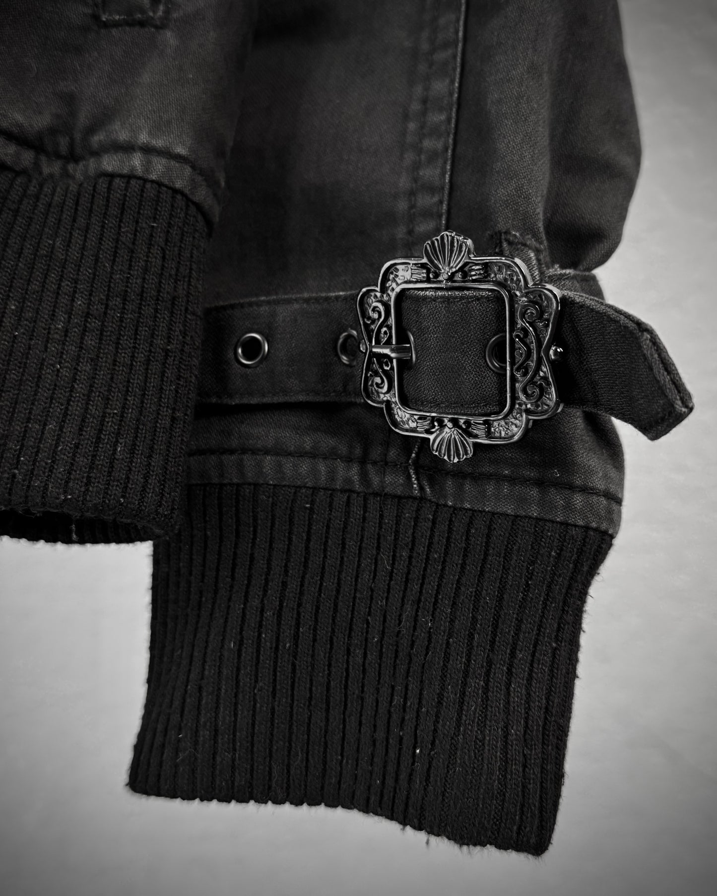 Midas Ornate Hardware Military Jacket