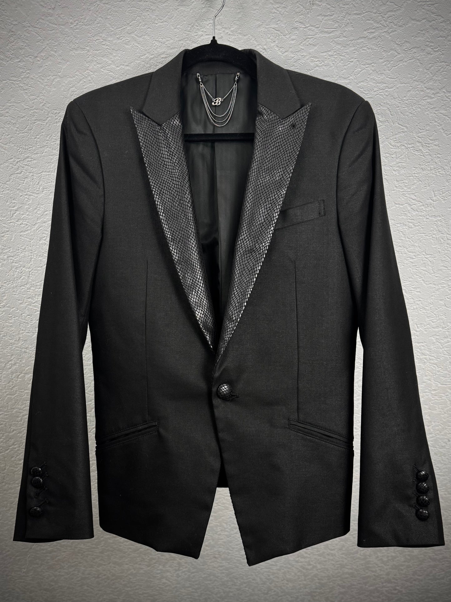Buffalo Bobs Python Lustered Peaked Blazer