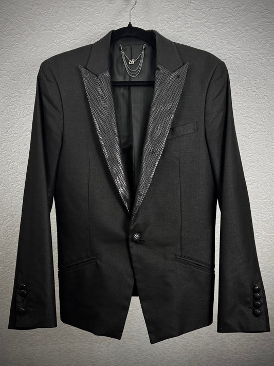 Buffalo Bobs Python Lustered Peaked Blazer