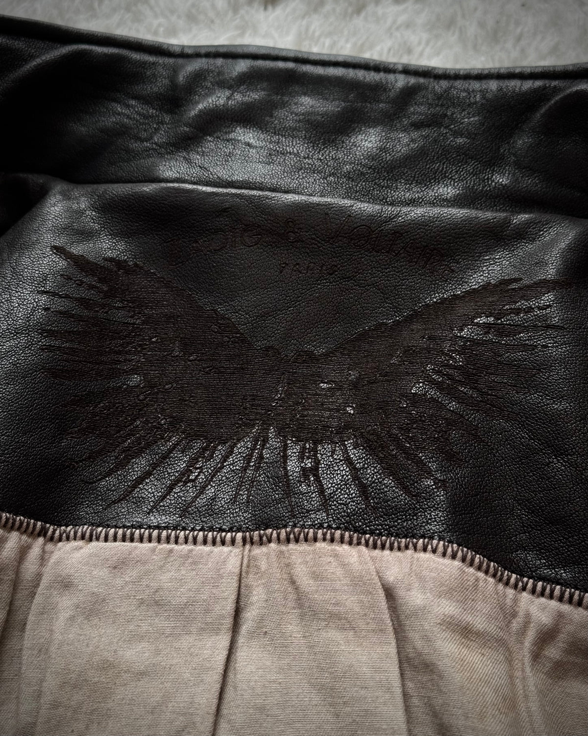 Zadig & Voltaire Six Pocket Leather Jacket