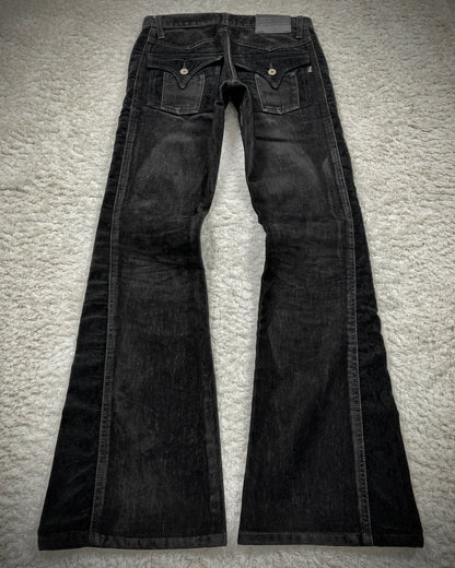 Morgan Homme Python Pattern Flared Pants