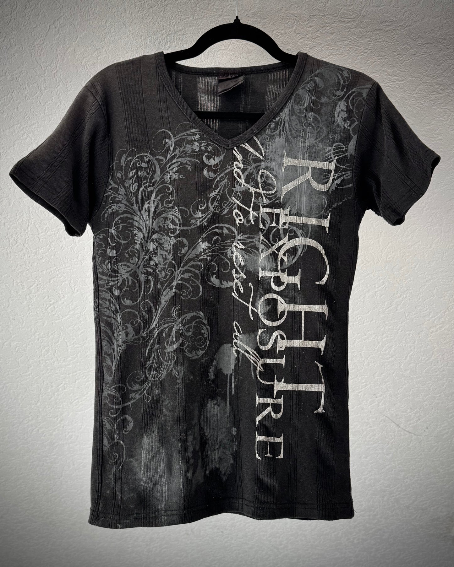 Clash Ahead Tribal Metallic Poem T-Shirt