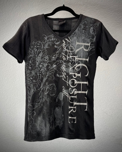 Clash Ahead Tribal Metallic Poem T-Shirt