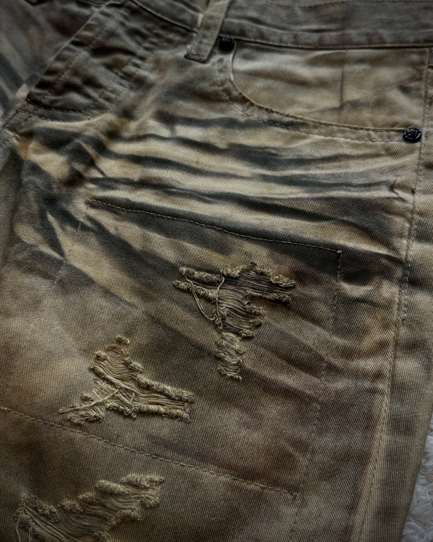 Fuga Desert Clawmarks Washed Shorts