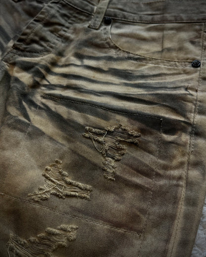 Fuga Desert Clawmarks Washed Shorts