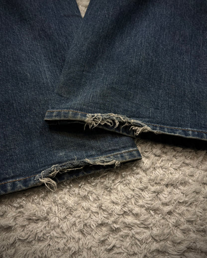 Booger Rooger Vintage Lace Up Flared Jeans