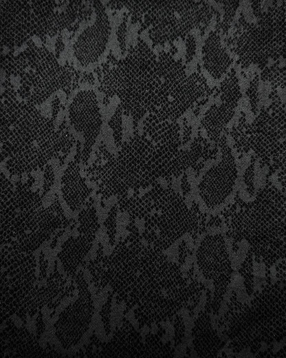 Bison Snakeskin Pattern Flared Pants