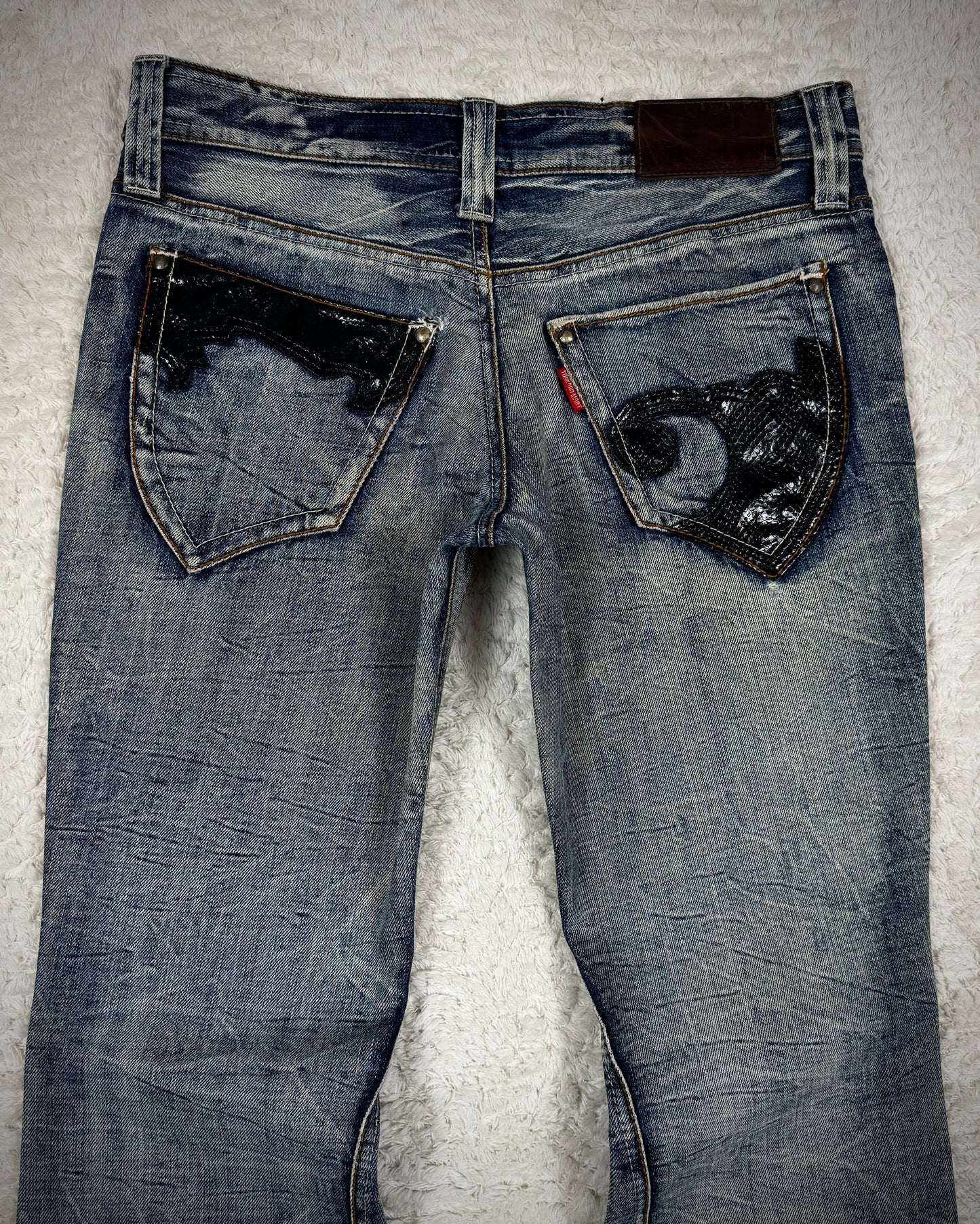 Tornado Mart Python Arc Flared Jeans