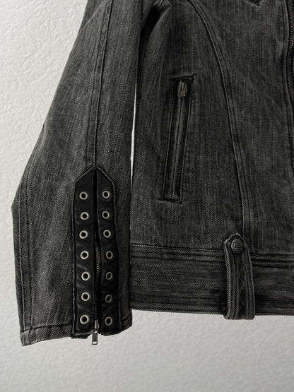 Schlüssel Grommet Leather Cuff Jacket