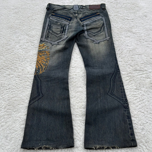 Tornado Mart Tribe Skull Embroidery