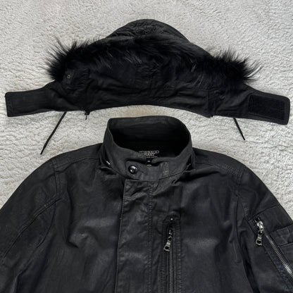 Tornado Mart Waxed Raccoon Fur Parka