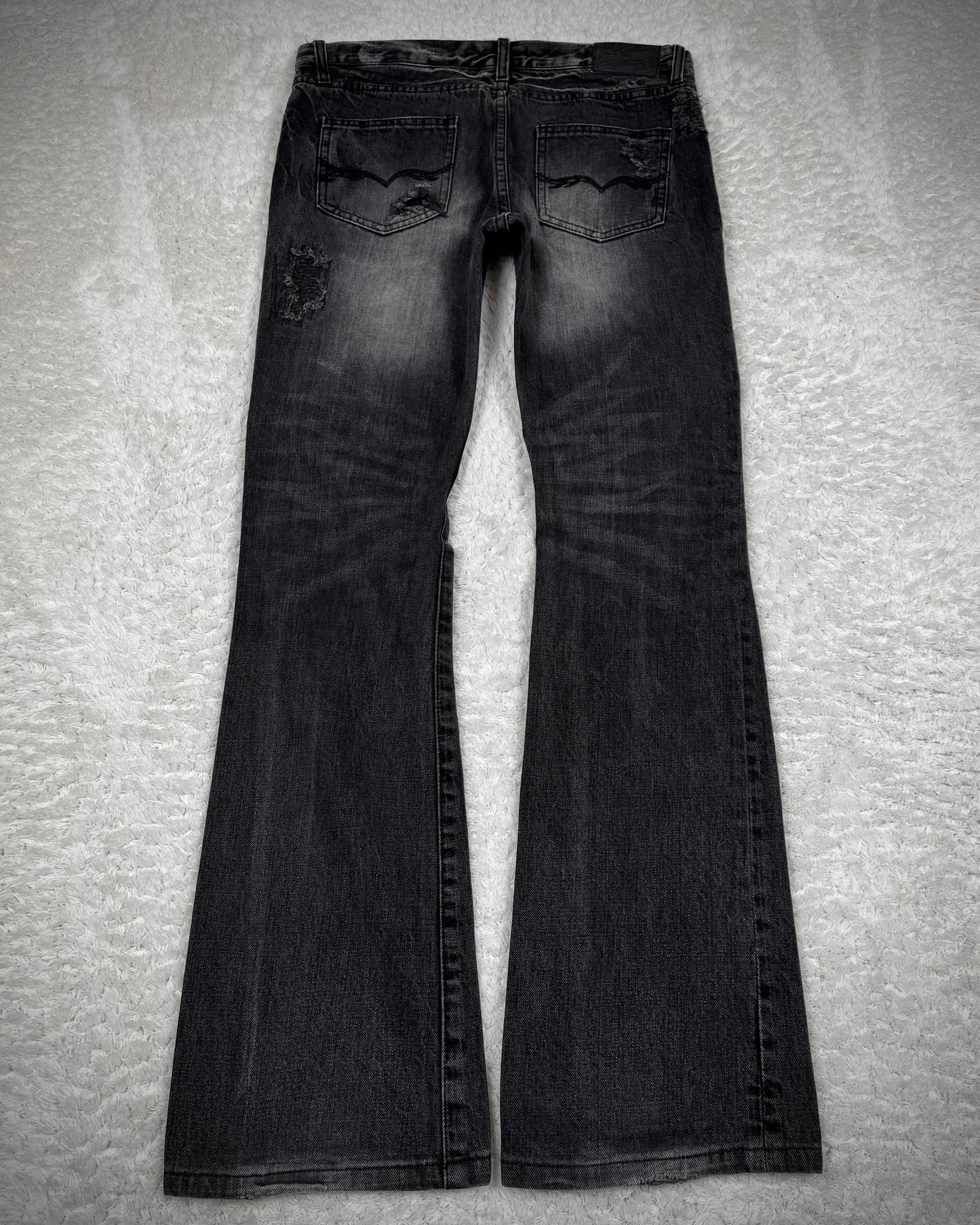 Fuga Repaired Distressing Bootcut Jeans