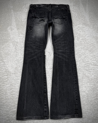 Fuga Repaired Distressing Bootcut Jeans