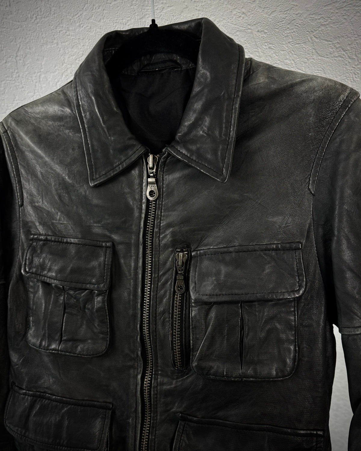Acoustic Five Pocket Sheepskin Leather Jacket