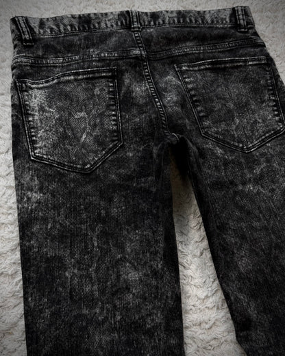 Semantic Design Python Pattern Skinny Jeans