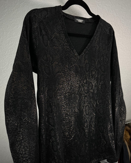 Tornado Mart Snakeskin Pattern Longsleeve