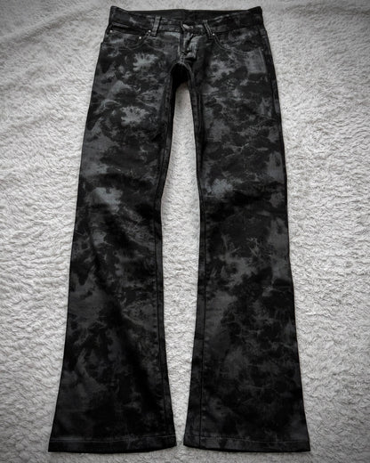 Tornado Mart Waxed Flared Jeans