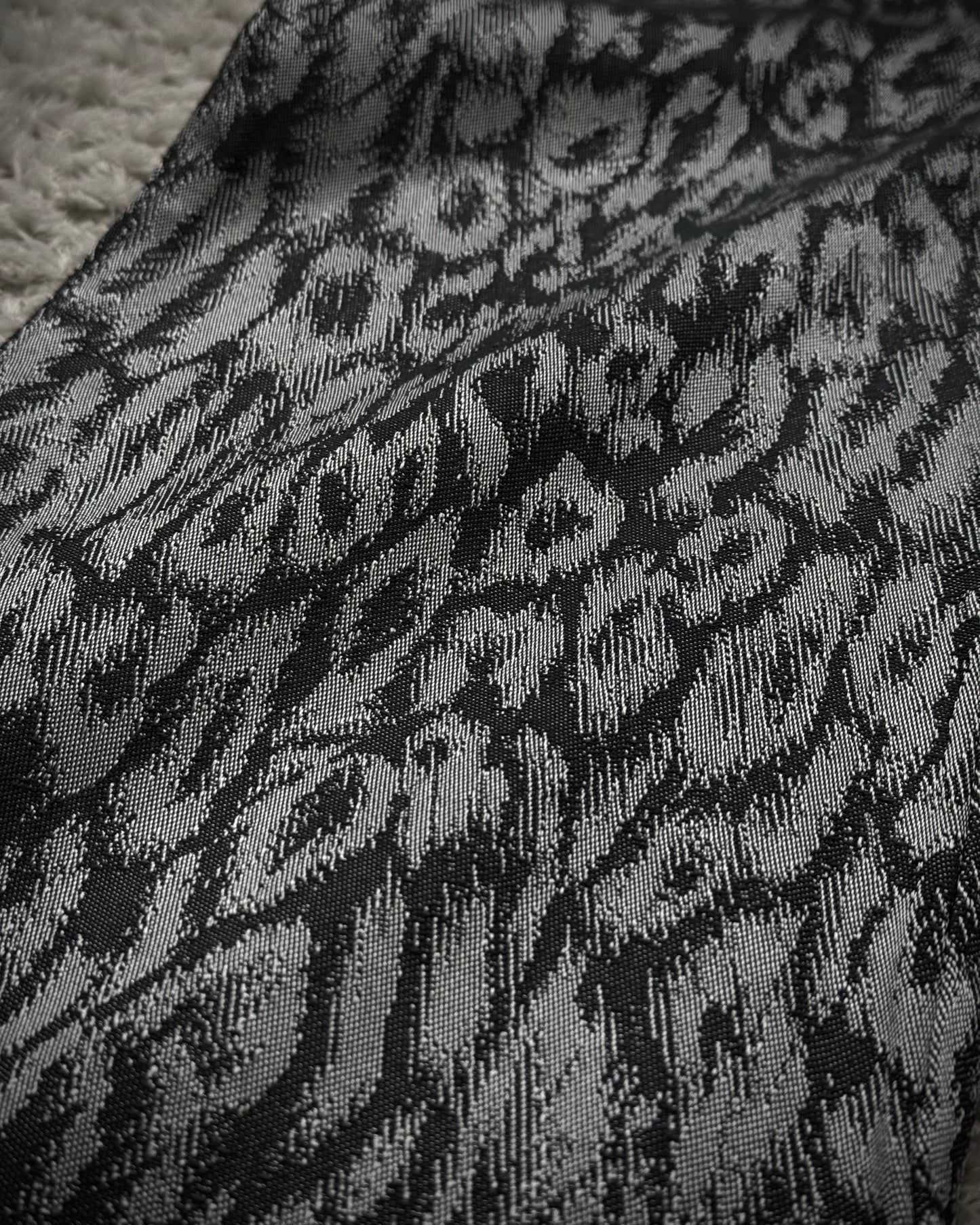 Tornado Mart Cheetah Pattern Jacquard Flared Pants