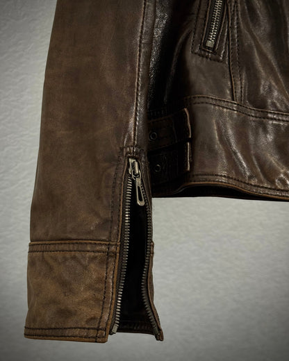 Tete Homme Transformable Rabbit Fur Leather Jacket