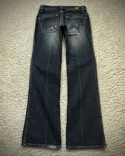 Nicole Club Clawmarks Coated Bootcut Jeans