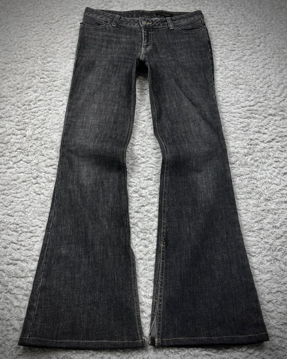 RuJeans Crystal Detailed Flared Jeans