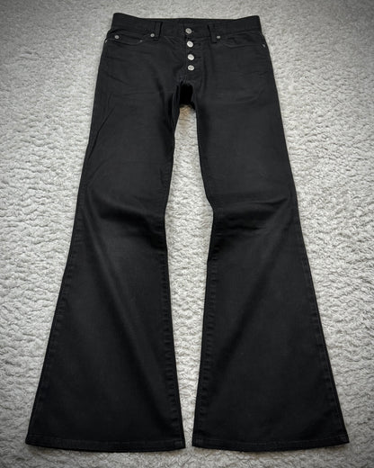 Tornado Mart Black Flared Denim