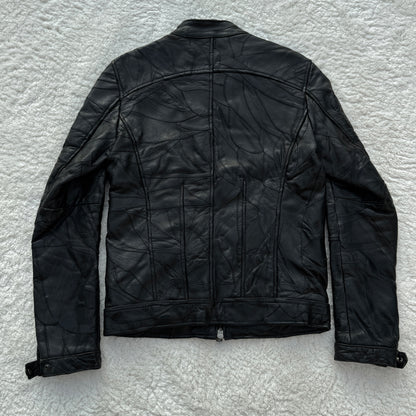 Rattle Trap Leather Patchwork Jacket