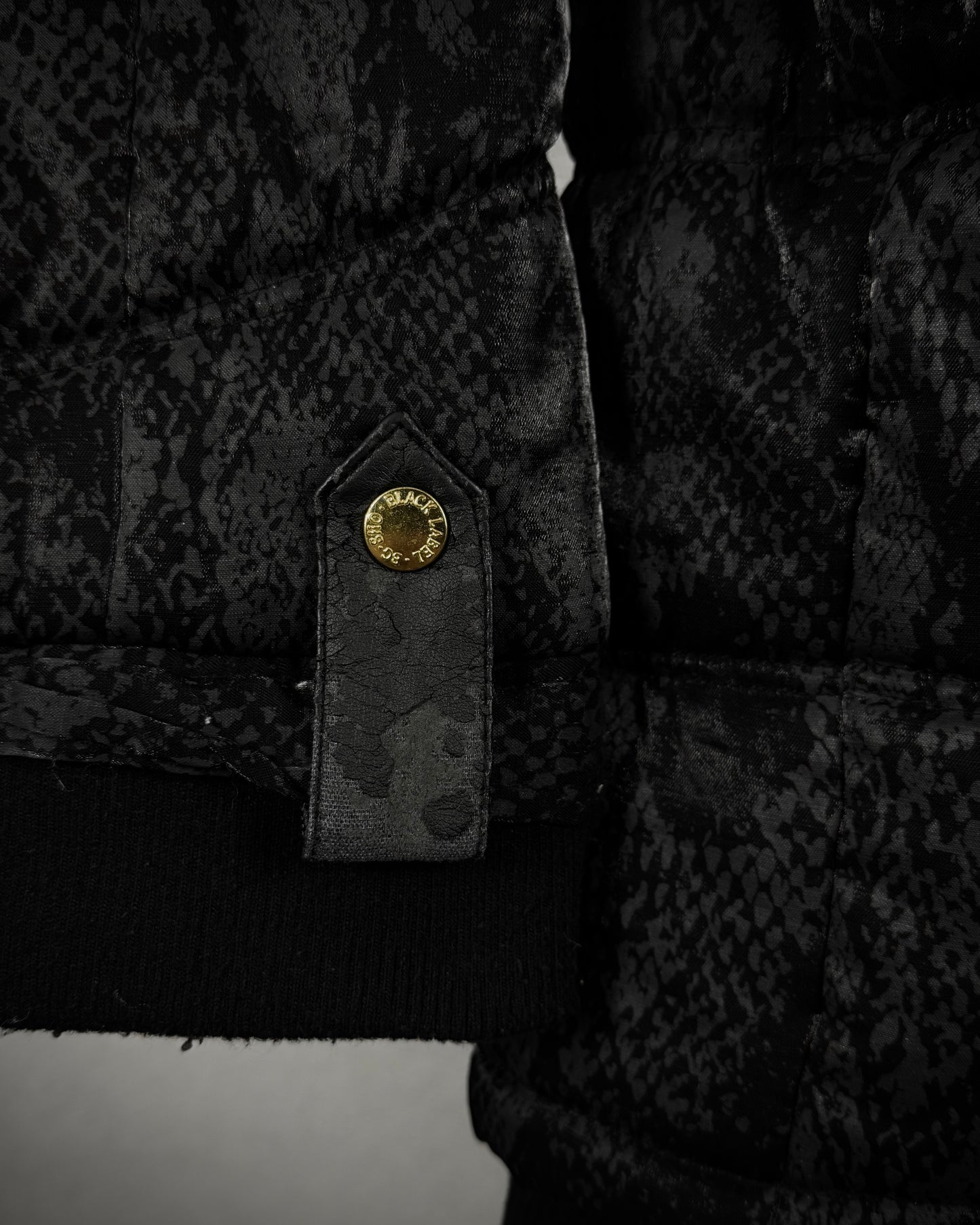 Bernings Sho Python Pattern Puffer Jacket