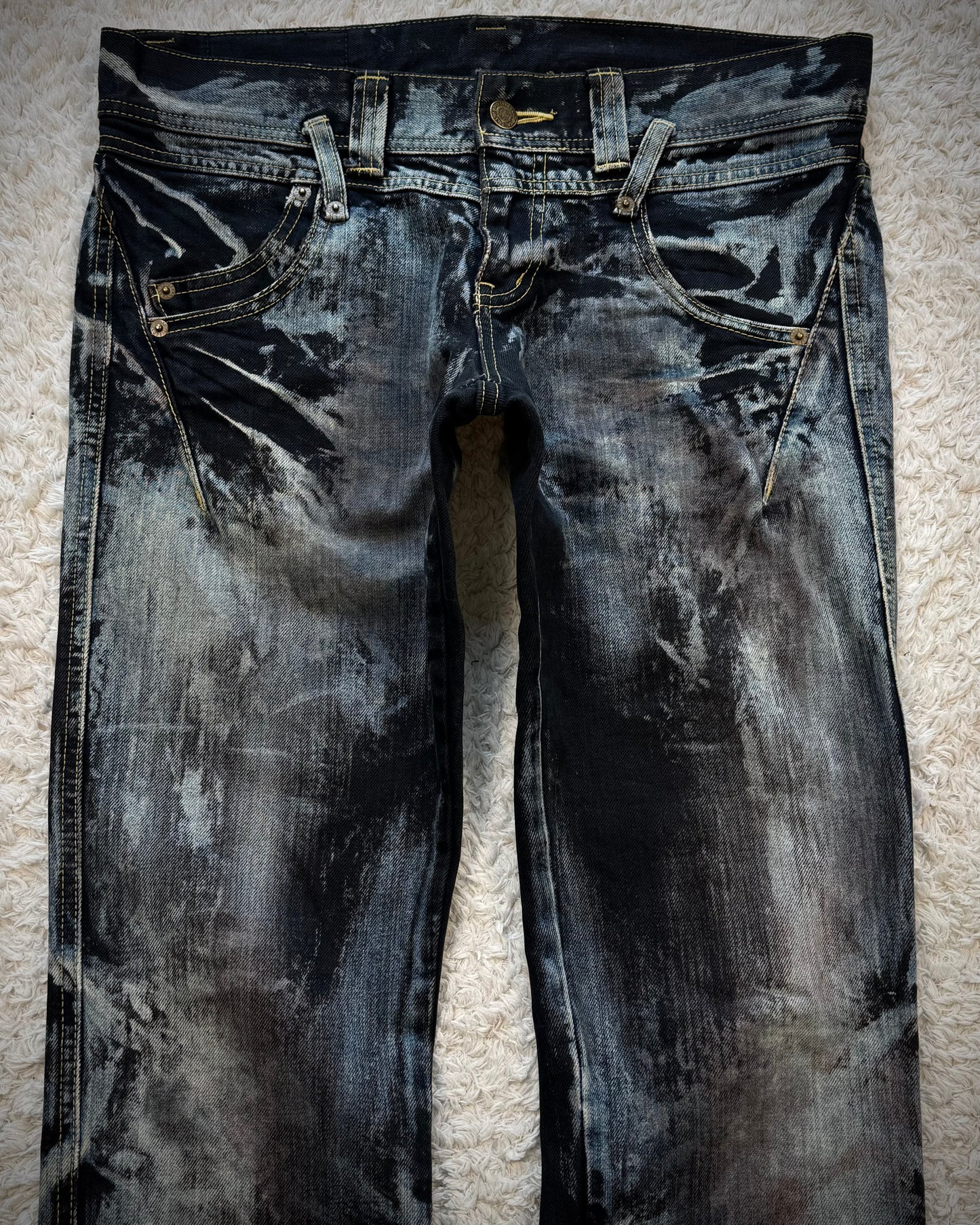 Tornado Mart Marble Washed Slim Jeans