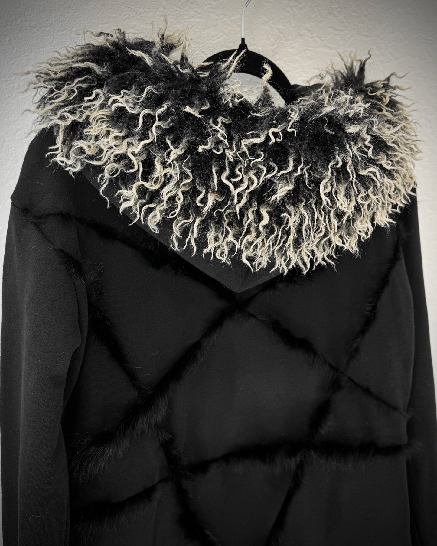The Space Between Us “Crow” Fur Jacket