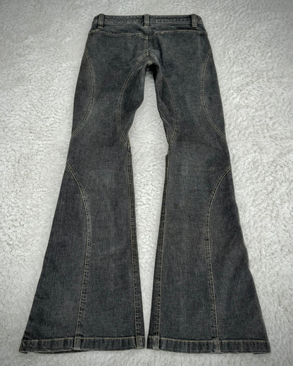 Tornado Mart Dynamic Flared Lace-Up Jeans