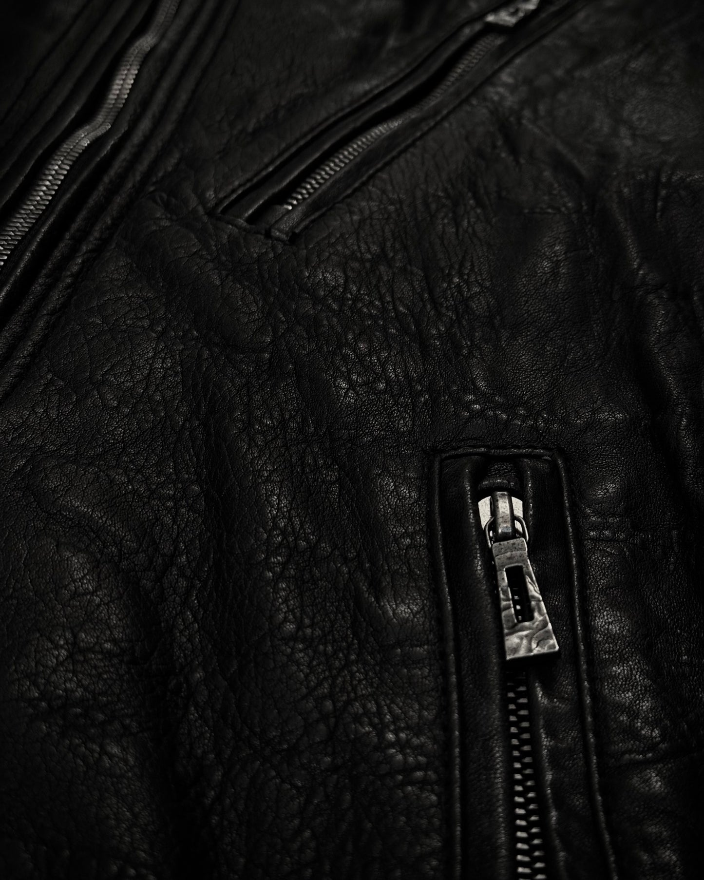 CAV-000 Textured Lamb Leather Jacket