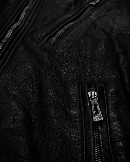 CAV-000 Textured Lamb Leather Jacket