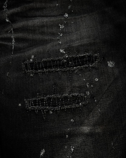 Lagust Luster Splatter Clawmarks Bootcut Jeans