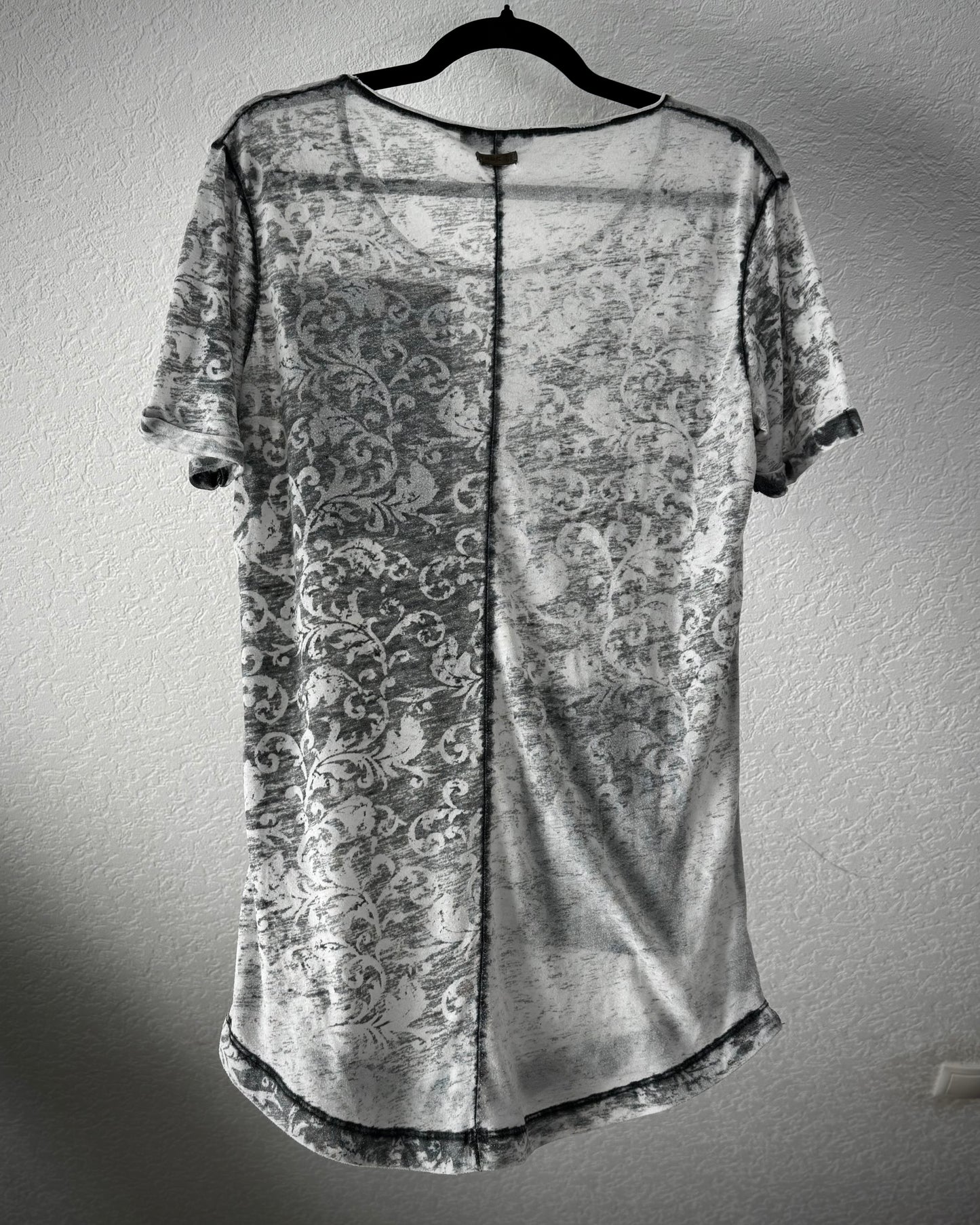 TRBC Ghost Washed Layered Distressing T-Shirt