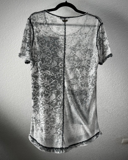 TRBC Ghost Washed Layered Distressing T-Shirt