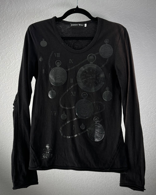 Johnny Wolf Coated Clockprint Longsleeve