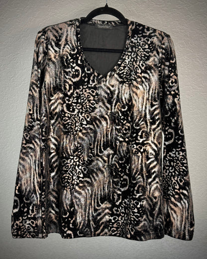 Tornado Mart Leopard Luster Longsleeve Shirt