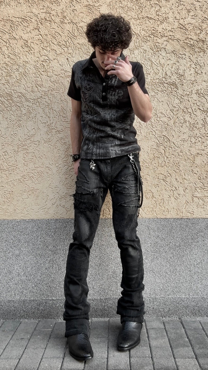 In The Attic Wappen Poem Luster Polo Shirt