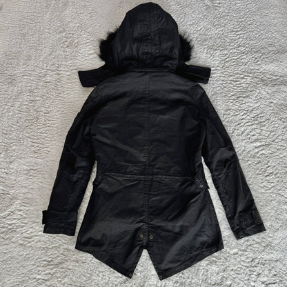 Tornado Mart Waxed Raccoon Fur Parka
