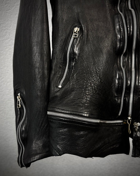 14th Addiction Reaper Cut Quilted Leather Rider Jacket