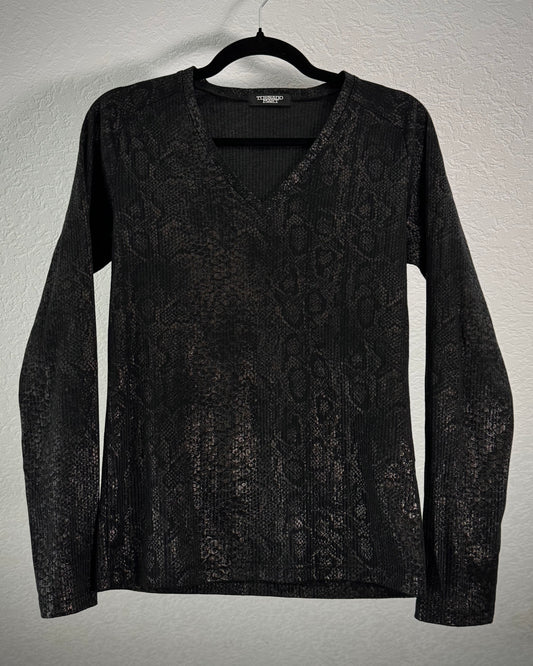 Tornado Mart Snakeskin Pattern Longsleeve