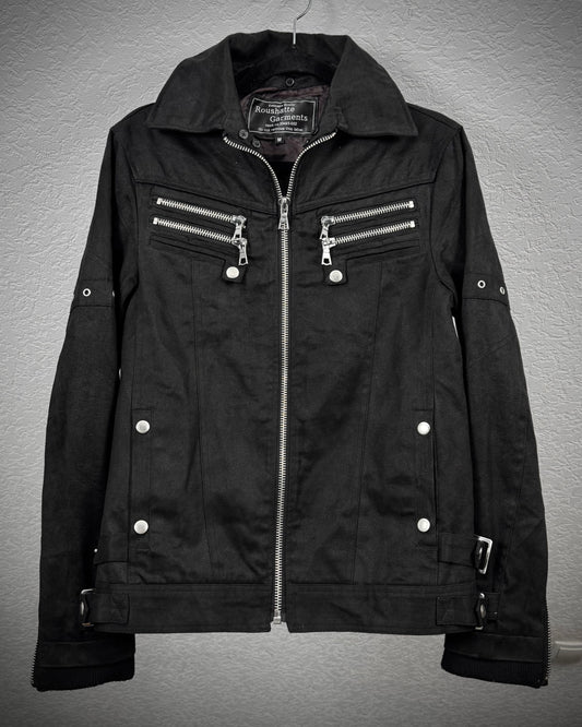 Roushatte Zippered Suede Jacket