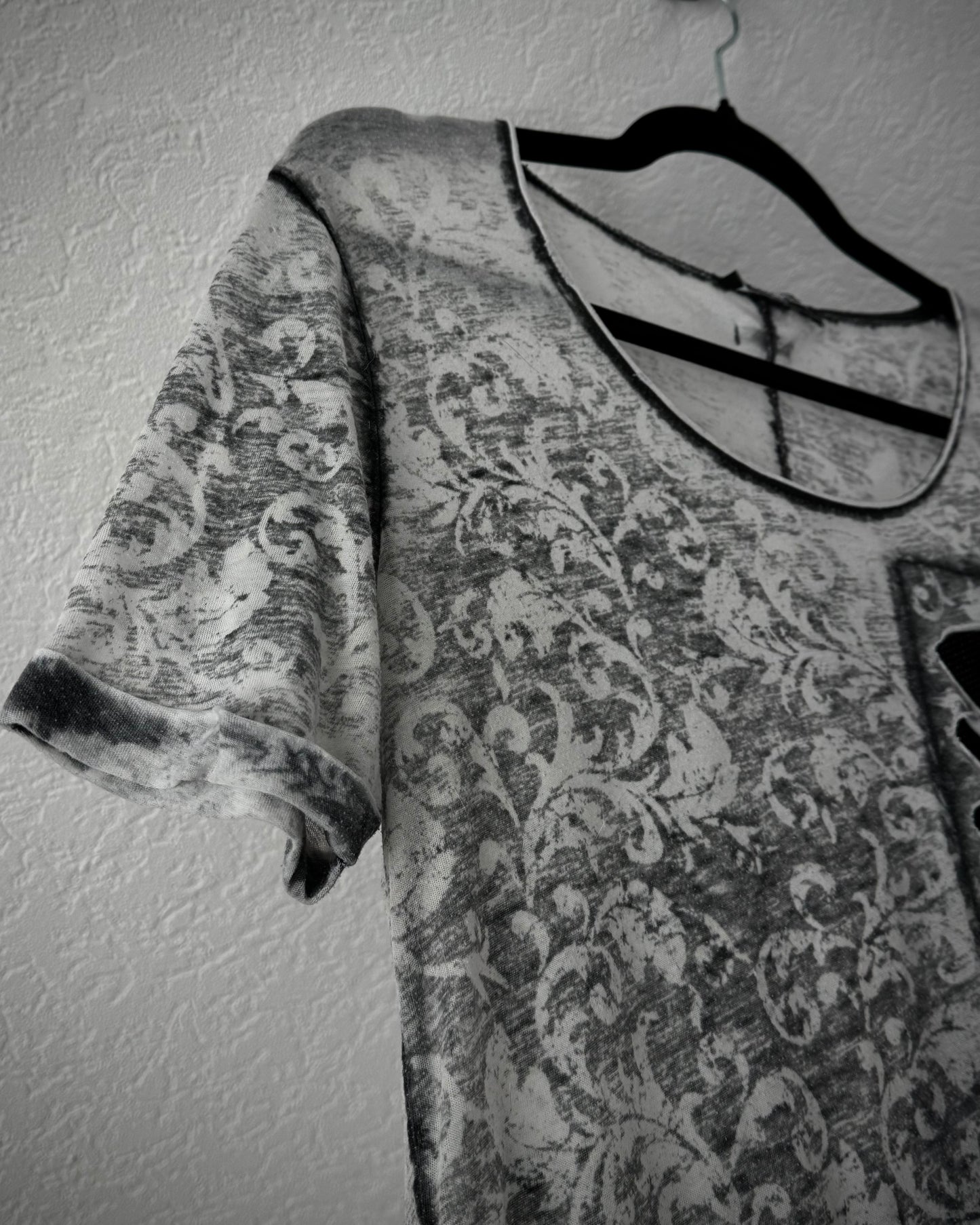 TRBC Ghost Washed Layered Distressing T-Shirt