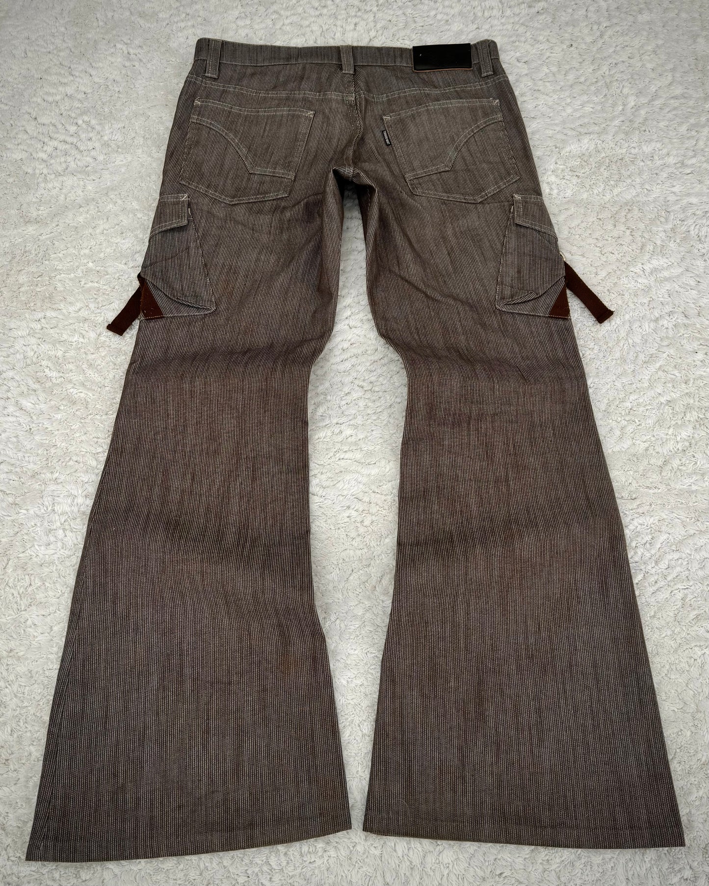 Tornado Mart Vintage Lace Up Flared Pants