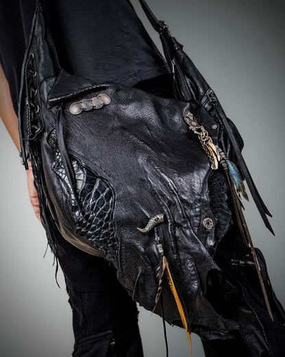 14th Addiction “Gipsy Croc” Leather Bag
