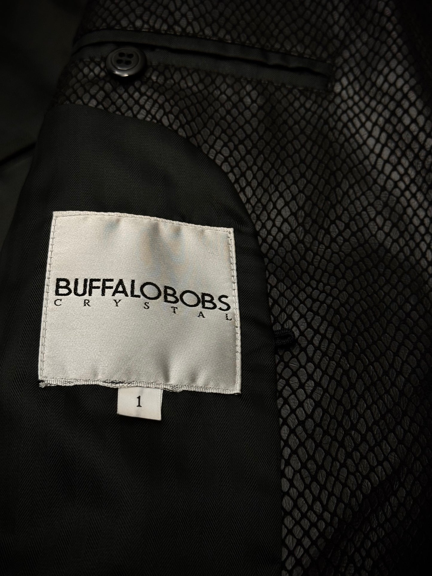 Buffalo Bobs Python Lustered Peaked Blazer