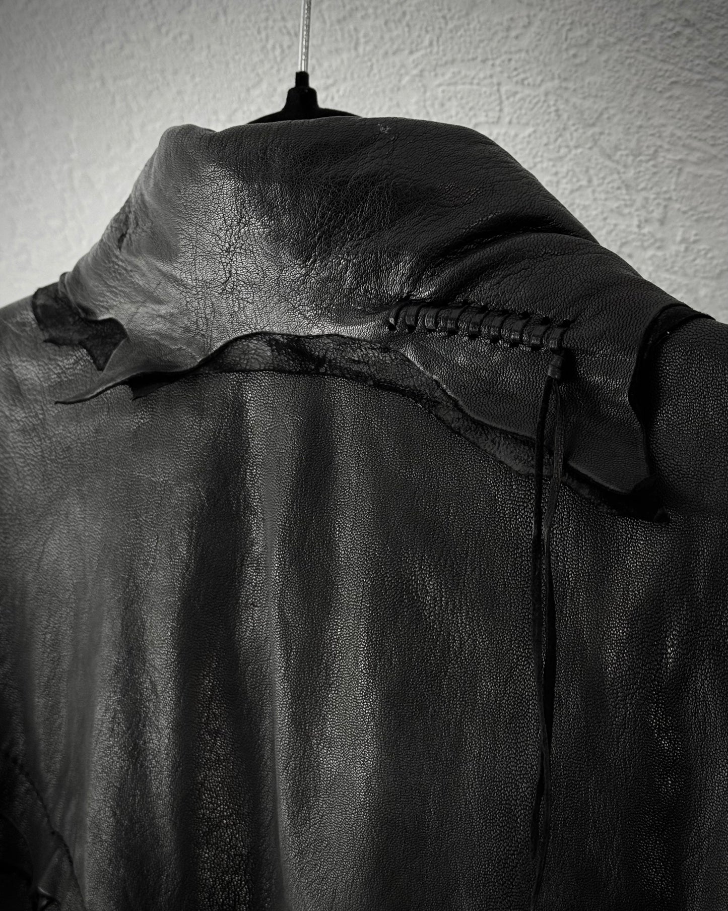 14th Addiction “Desperado” Raw Cut Leather Jacket